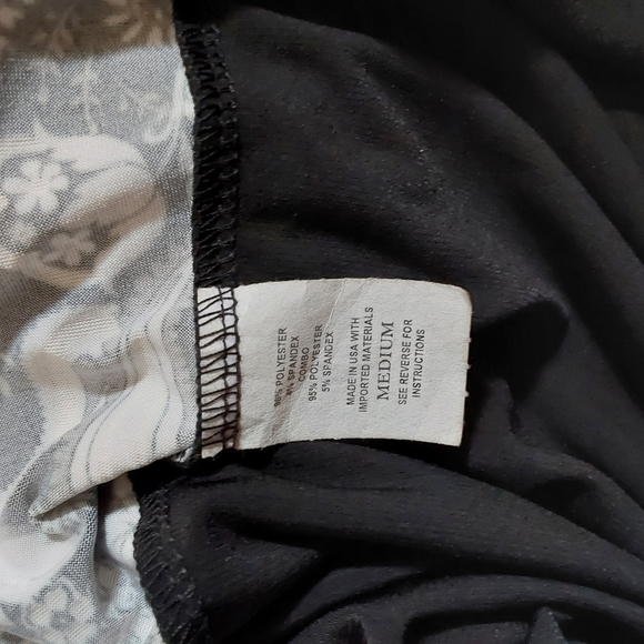 Tiffany & Grey Dress/Jacket 1 Piece Combo Black/White Medium - Picture 5 of 8